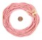 The Bead Chest Ghana Sandcast Beads - Full Strand of African Powder Glass Beads (3mm, Pink) - Single 26" Strand